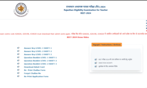 Rajasthan REET Result 2025 Date