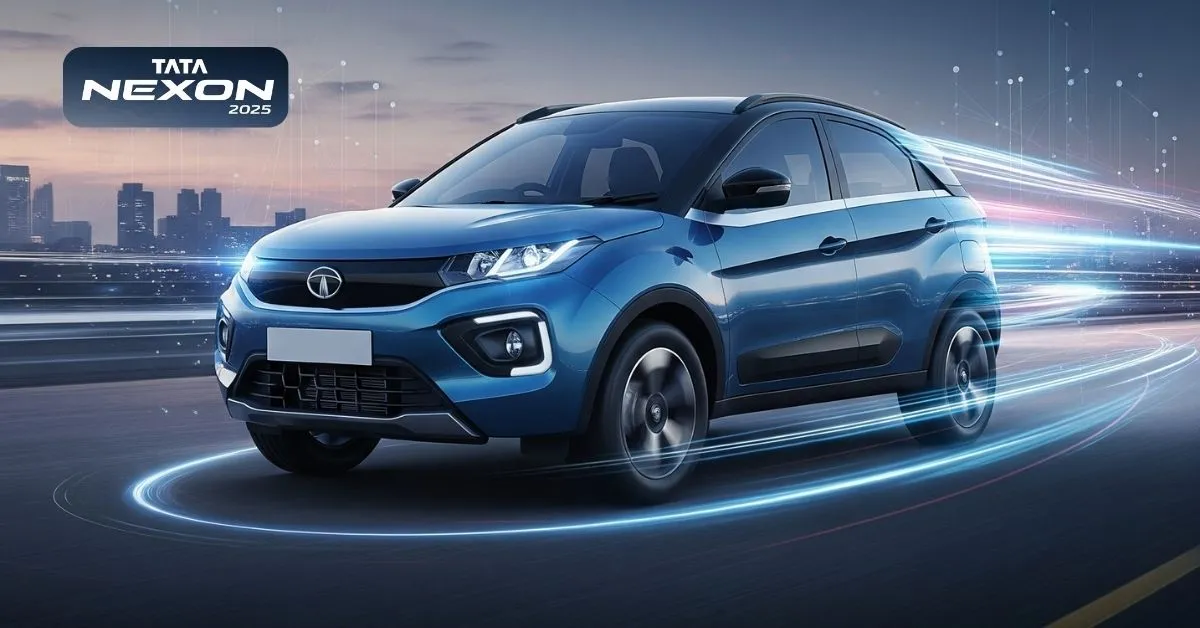 Tata Nexon Car Launched 2025 माइलेज 36kmpl, धांसू लुक और सिर्फ ₹9,000 EMI में घर लाएं SUV