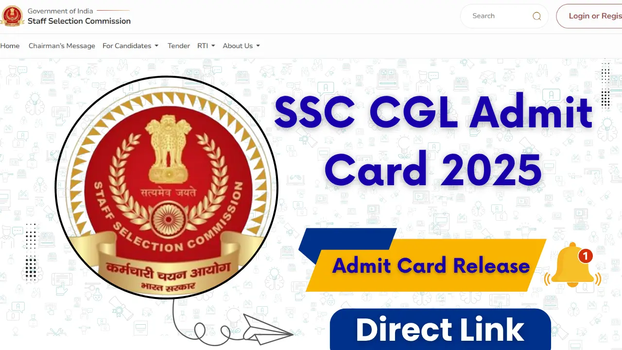 SSC CGL Admit Card 2025: इस हफ्ते आने वाला है! ssc.gov.in से हॉल टिकट ऐसे करें डाउनलोड