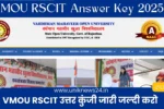 VMOU RSCIT Answer Key 2025 Out! 24 अगस्त की परीक्षा की आंसर की जारी, ऐसे करें तुरंत चेक