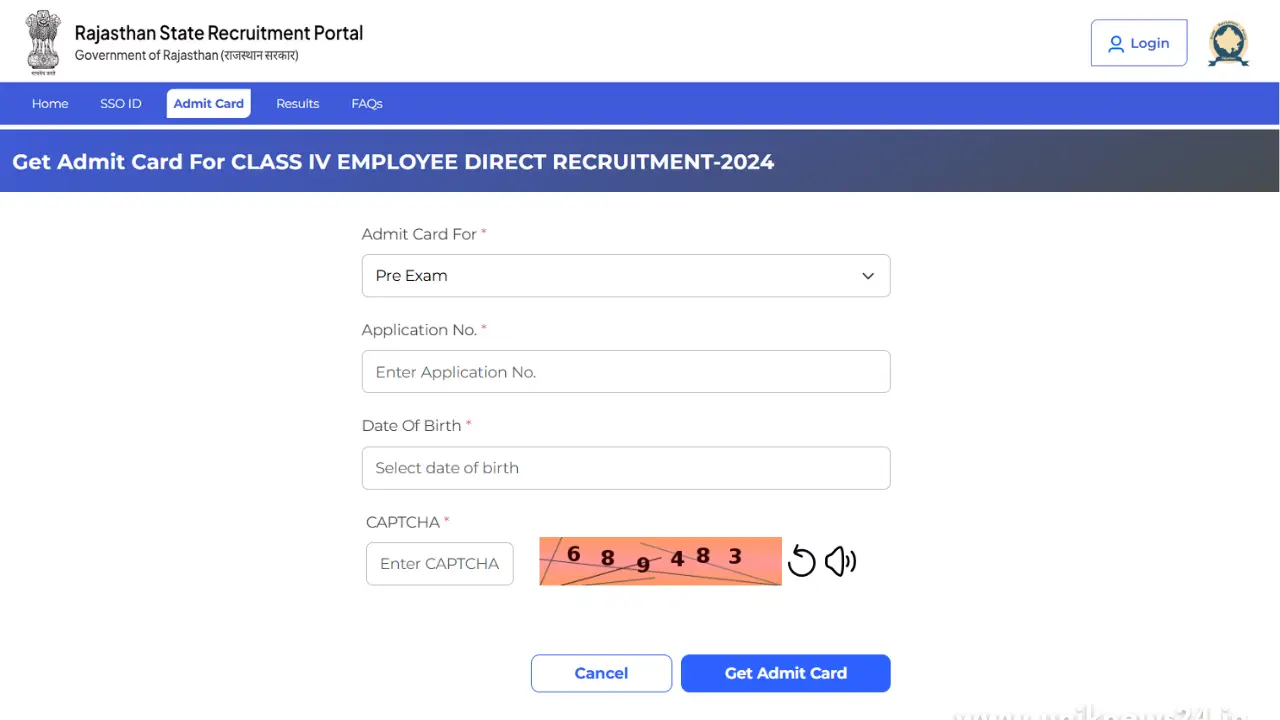 Rajasthan 4th Grade Admit Card 2025 Out, Download Your Hall Ticket Now
