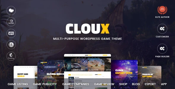 Cloux | Game & Gaming Theme